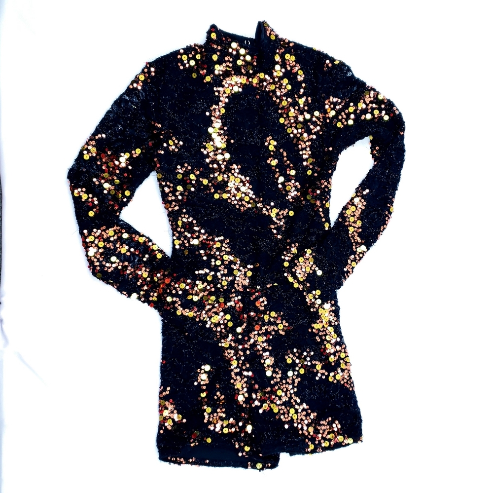 Kellé Sequence Lace Dance Costume